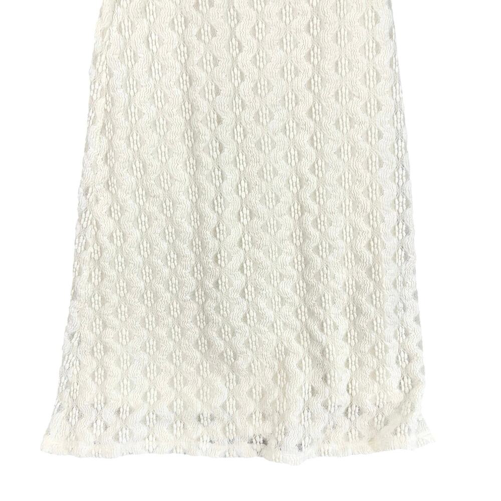 Marks & Spencer M&S Ivory Lace Maxi Dress US 6 NWT Romantic Cottagecore Bridal - Picture 4 of 11